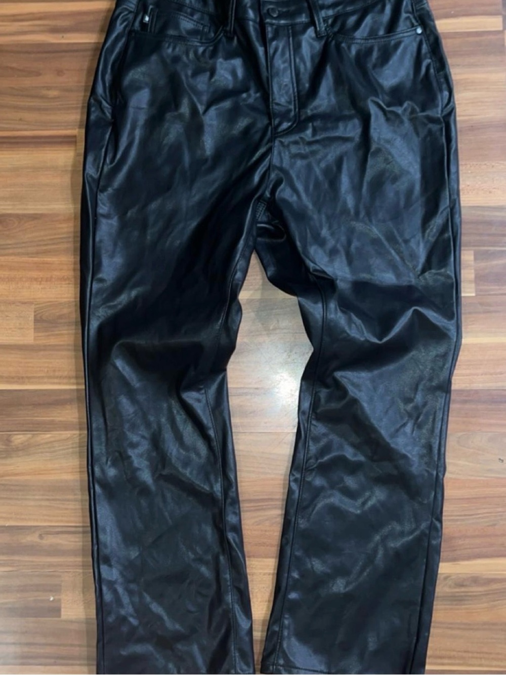 Judy Blue Los Angeles Black Faux Leather Jeans Pant